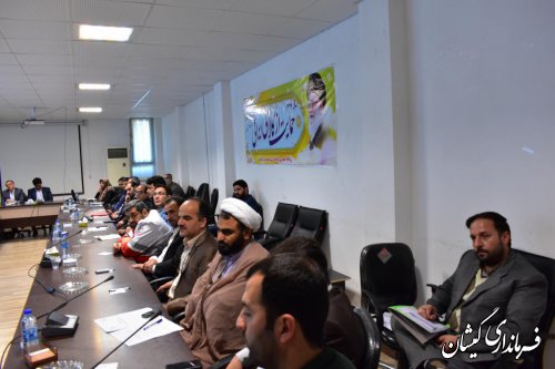 دومین جلسه هماهنگی چهلمین سالگرد پیروزی انقلاب اسلامی شهرستان برگزار شد