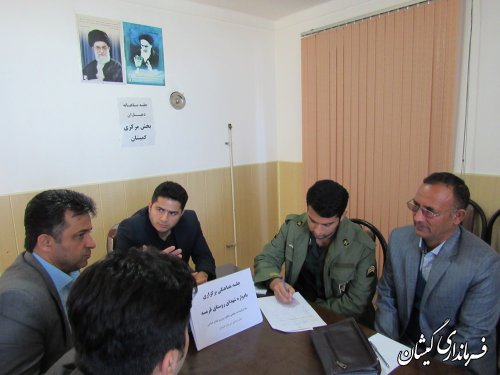 جلسه هماهنگی یادواره شهدای روستای قرمسه بخش مرکزی برگزار شد