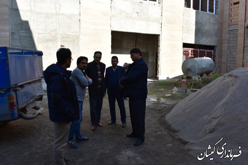 بازدید فرماندار گمیشان از مجتمع فرهنگی و هنری مرکز شهرستان