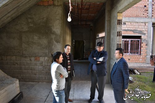 بازدید فرماندار گمیشان از مجتمع فرهنگی و هنری مرکز شهرستان