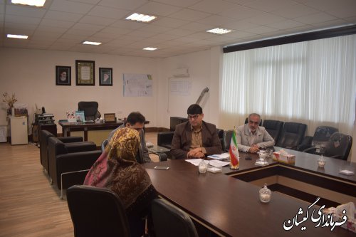 ملاقات عمومی فرماندار گمیشان با مردم شهرستان برگزار شد