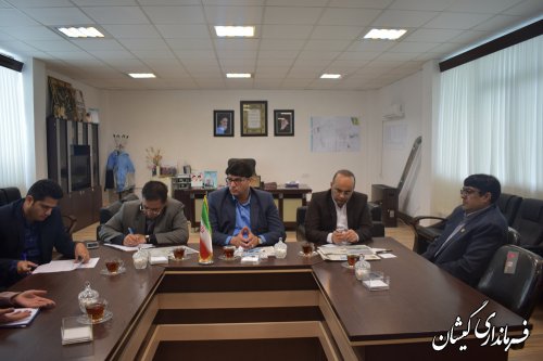 نشست هماهنگی فعال سازی کسب و کارهای روستایی در گمیشان برگزار شد