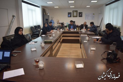 نشست هماهنگی فعال سازی کسب و کارهای روستایی در گمیشان برگزار شد