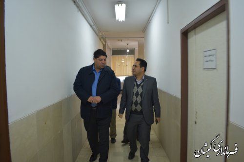بازدید سرزده فرماندار گمیشان از شبکه بهداشت ودرمان شهرستان