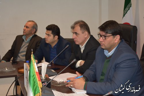 پنجمین جلسه شورای هماهنگی مدیریت بحران شهرستان گمیشان برگزار شد