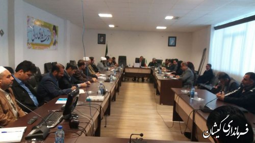 جلسه هماهنگی روز نهم دی در شهرستان گمیشان برگزار شد