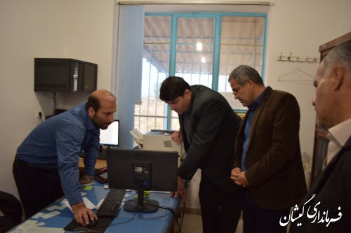 بازدید سرزده فرماندار از برخی ادارات شهرستان