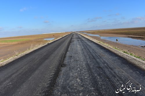 بازدیدفرماندارومدیرکل راه وشهرسازی از محورسیمین شهر به سقرتپه