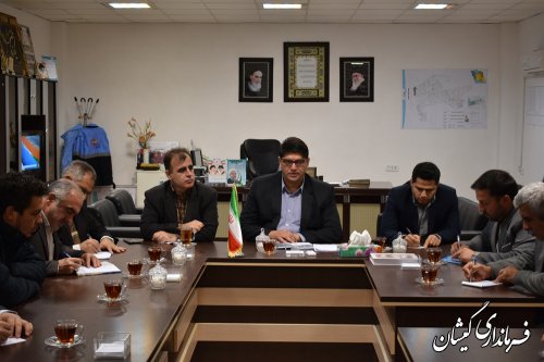 سومین جلسه اتاق فکر شهرستان گمیشان برگزار شد