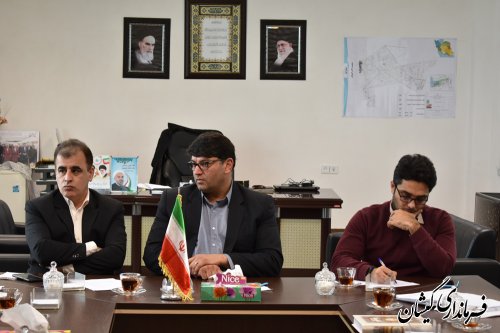 جلسه کمیسیون حفاری شهرستان گمیشان برگزار شد