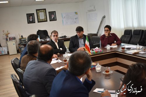 جلسه کمیسیون حفاری شهرستان گمیشان برگزار شد