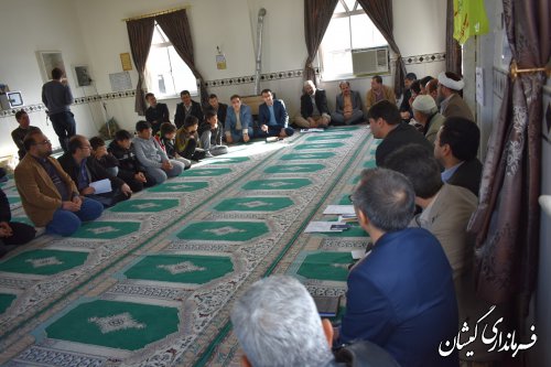 بازدید فرماندار گمیشان از فاز یک مسکن مهر گمیش تپه و دیدار با مردم