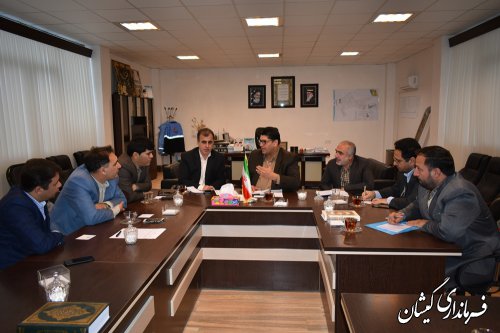 چهارمین جلسه اتاق فکر شهرستان گمیشان برگزار شد