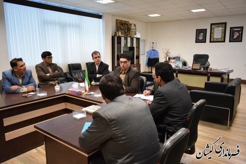 چهارمین جلسه اتاق فکر شهرستان گمیشان برگزار شد