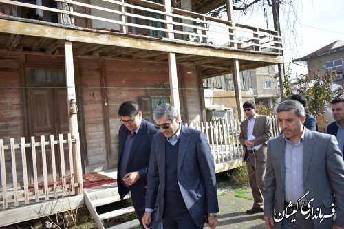 بازدید مدیرعامل صندوق کارآفرینی امید کشور از اقامتگاه های سنتی گمیشان