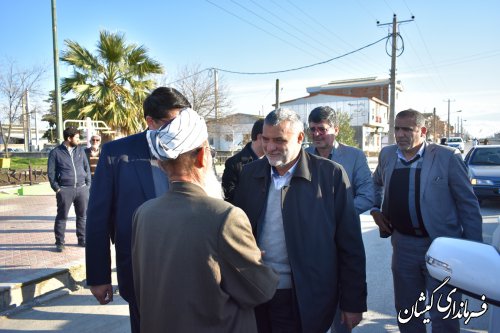 وزیر جهاد کشاورزی  وارد شهرستان گمیشان شد