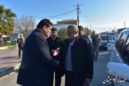 وزیر جهاد کشاورزی  وارد شهرستان گمیشان شد