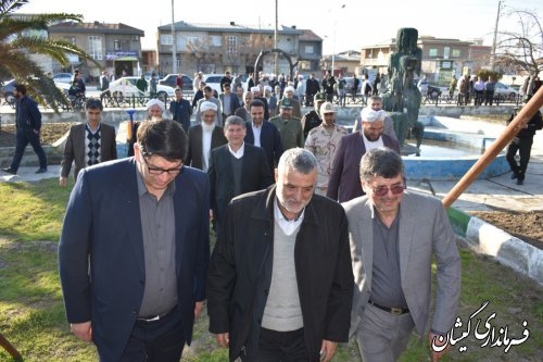 وزیر جهاد کشاورزی  وارد شهرستان گمیشان شد