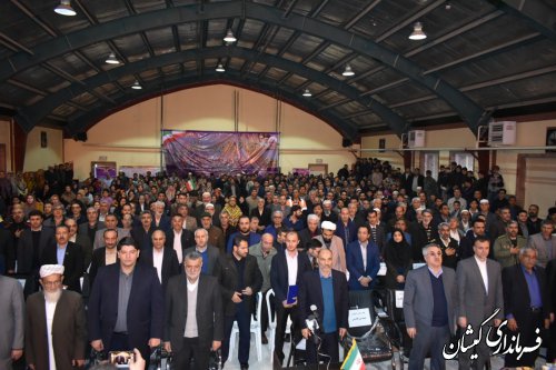 آیین افتتاح وکلنگ زنی پروژه های بخش کشاورزی استان در گمیشان برگزار شد
