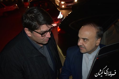 وزیر ورزش و جوانان وارد شهرستان گمیشان شد