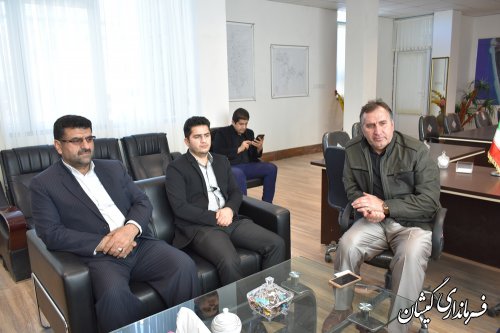 دیدار مدیر کل راه و شهرسازی استان با فرماندار گمیشان