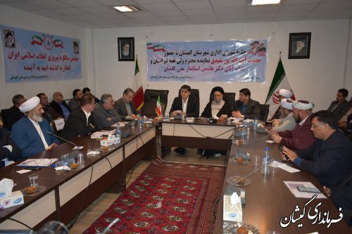 هشتمین جلسه شورای اداری شهرستان گمیشان برگزار شد