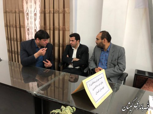 جلسه شورای پیشگیری از وقوع جرم شهرستان  گمیشان برگزار شد