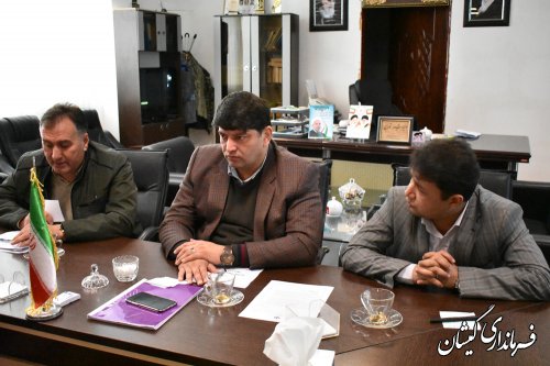 جلسه ستاد بازآفرینی شهری شهرستان گمیشان برگزار شد