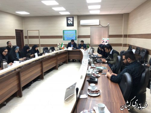 نشست فرماندار گمیشان با ستاد خبری چله انقلاب اسلامی استان گلستان