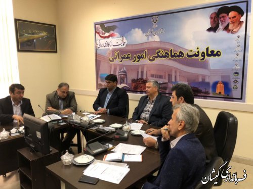 جلسه هماهنگی احداث آب شیرین کن در شهرستان گمیشان برگزار شد