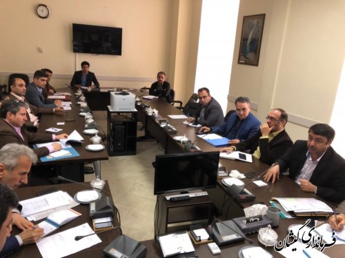 جلسه هماهنگی احداث آب شیرین کن در شهرستان گمیشان برگزار شد