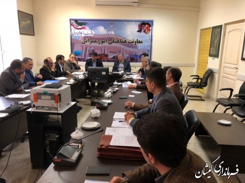 جلسه هماهنگی احداث آب شیرین کن در شهرستان گمیشان برگزار شد