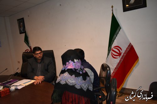 دیدار چهره به چهره مردم با فرماندار و مسئولین شهرستان گمیشان برگزار شد