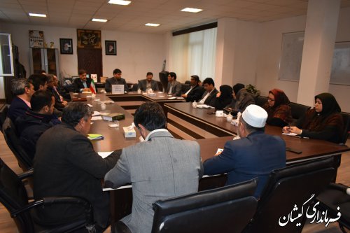 سومین جلسه جلسه شورای پدافند غیرعامل شهرستان گمیشان برگزار شد
