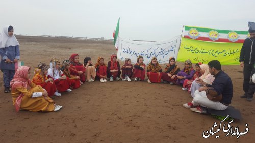روزجهانی تالاب در ساحل چارقلی بخش مرکزی گمیشان برگزار شد