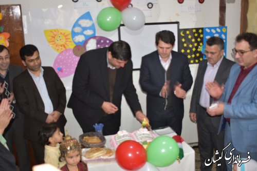 مهد کودک شهری فرشته کوچولو در گمیش تپه افتتاح شد