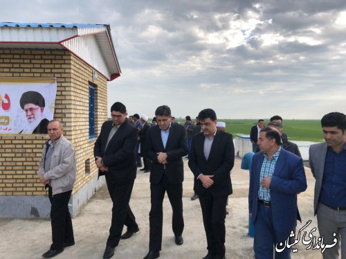 ایستگاه پمپاژ و مخزن هزارمتر مکعبی آرخ بزرگ افتتاح شد