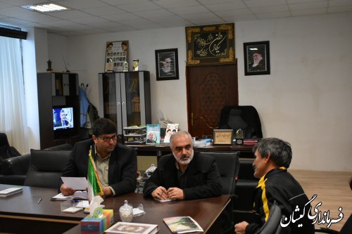 ملاقات عمومی فرماندار گمیشان با مردم شهرستان برگزار شد