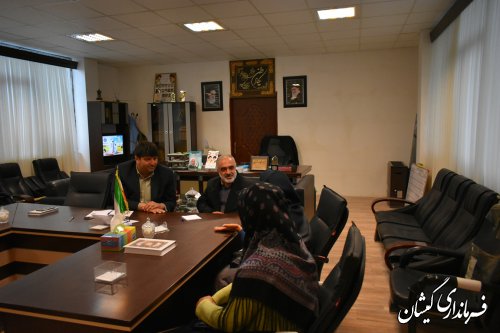 ملاقات عمومی فرماندار گمیشان با مردم شهرستان برگزار شد