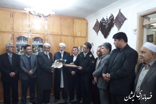 حضور فرماندار گمیشان در مراسم یادوارده شهیدان حبیب لی