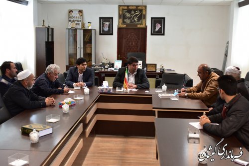 دیدار هیئت مدیره شرکت تعاونی دامداران اترک 4 با فرماندار گمیشان
