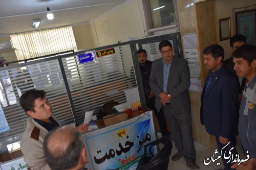 بازدید سرزده فرماندار از مدیریت توزیع برق شهرستان
