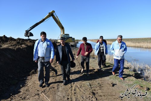 عملیات لایروبی گرگان رود به طول 4کیلومتر انجام می شود