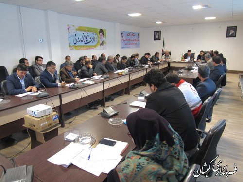 جلسه کمیته برنامه ریزی شهرستان گمیشان برگزار شد