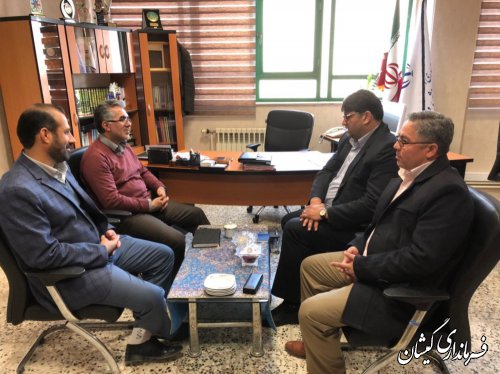 دیدار فرماندار گمیشان با مدیرکل آموزش و پرورش استان