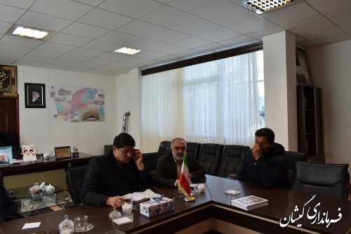  ملاقات عمومی فرماندار گمیشان با مردم شهرستان برگزار شد