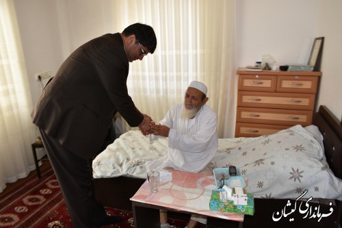 دیدار فرماندار گمیشان با امام جمعه شهرستان