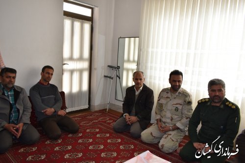 دیدار فرماندار گمیشان با امام جمعه شهرستان