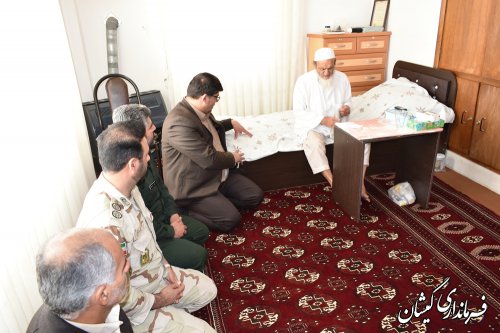 دیدار فرماندار گمیشان با امام جمعه شهرستان