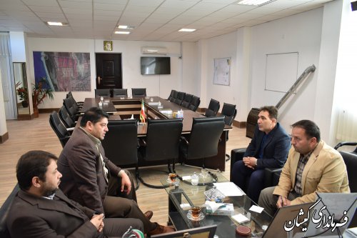 نشست هماهنگی احداث بازارچه در مرکز شهرستان گمیشان برگزار شد